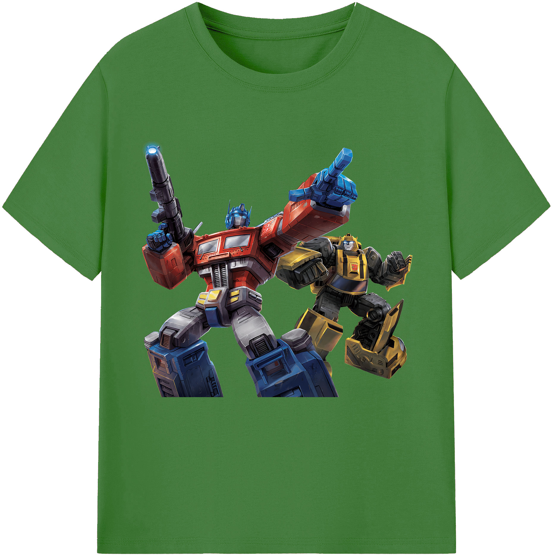 （画像用） Transformers トランスフォーマー レディースカジュアルプリントTシャツ（綿100％）